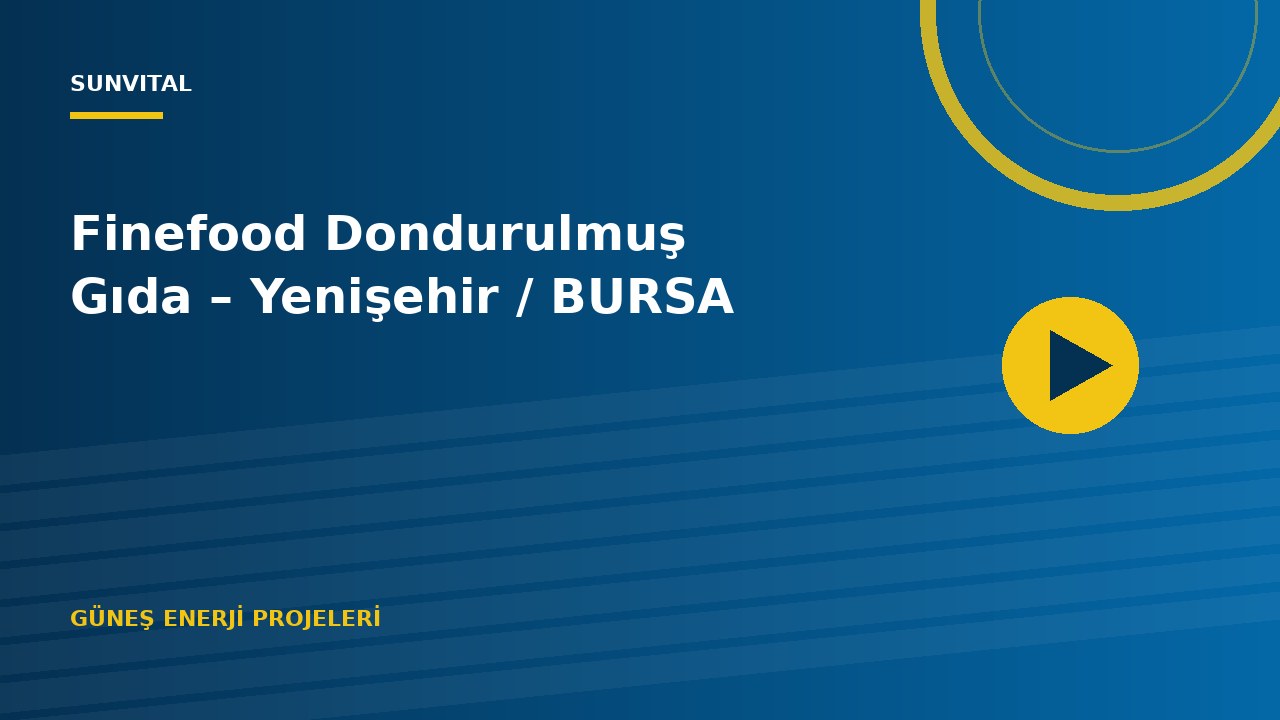 Finefood Dondurulmuş Gıda – Yenişehir / BURSA