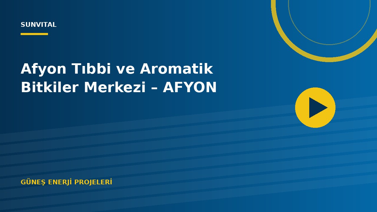 Afyon Tıbbi ve Aromatik Bitkiler Merkezi – AFYON