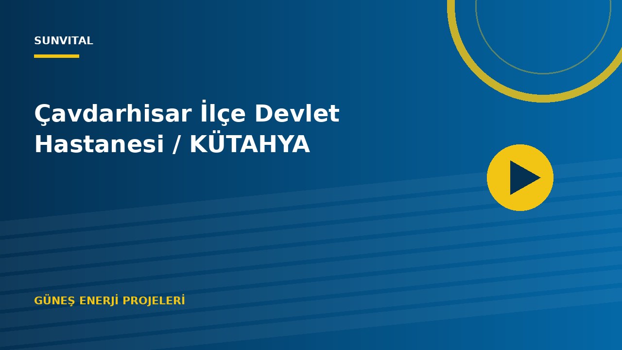 Çavdarhisar İlçe Devlet Hastanesi / KÜTAHYA
